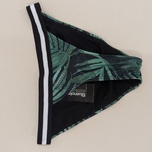 Tropical high-waisted bikini bottom